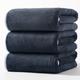 3-pack Of Super Soft & Absorbent Microfiber Bath Towels - Perfect For Spa, Yoga, Fitness & Bathroom Use (dark Grey)