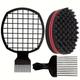 Afro Twist Hair Comb Twist Wave Barber Tool Twist Brush Curl Comb Twist Hair Sponge Twist Wave Curl Brush Comb Twist Hair Coils Comb For Natural Hair