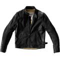 Spidi Rock Veste en cuir de moto, noir, taille 56