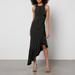 Asymmetric Stretch-Jersey Dress