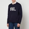 Intarsia-Logo Wool Jumper