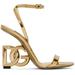 Dolce&gabbana Gold Hardware Heeled Sandals