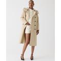 Petite Double-Breasted Trench Coat