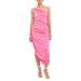 One-shoulder Asymmetric Jersey Dress