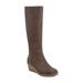 Brenna Knee High Wedge Boot