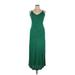 Mossimo Cocktail Dress - Slip dress: Green Marled Dresses - Women's Size X-Large