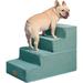 Tucker Murphy Pet™ Emalee 3 Steps Pet Stair in Black/Blue/Brown | Small (18" H x 15" W x 24" D) | Wayfair 9FA3DBED42734BB8AEAD173602E40F2B