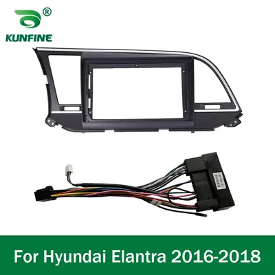 Car GPS Navigation Stereo For Hyundai Elantra 2016 2017 2018 Radio Fascias Panel Frame Fit 2Din 9