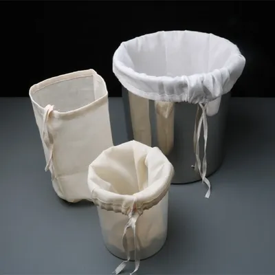 Brew Bags Reusable Fine Mesh Strainer Bag for Home Brewing Fruit Cider Grape Beer Wine Making Food
