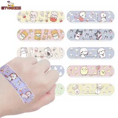 120pcs/lot Cartoon Waterproof Band Aid for Children Adhesive Plaster Bandage Breathable Wound Heal Patch First Aid Woundplast