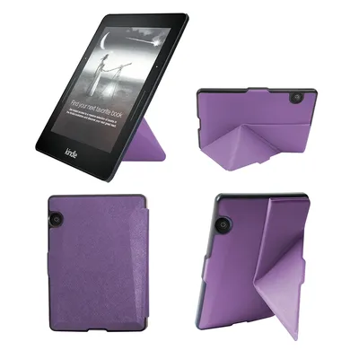 POP Slim Smart (Auto Wake & Sleep) Origami Case Cover for Kindle Voyage