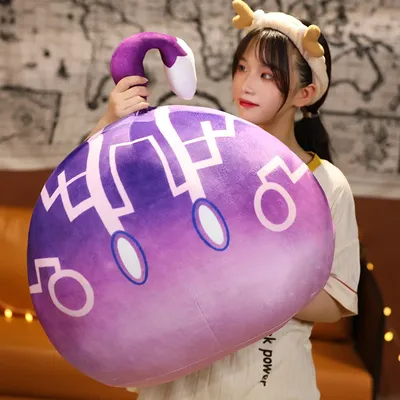 35-65cm Game Genshin Impact Plush Pillow with Hand Warmer Dolls Slime Plushie Toys Stuffed Soft