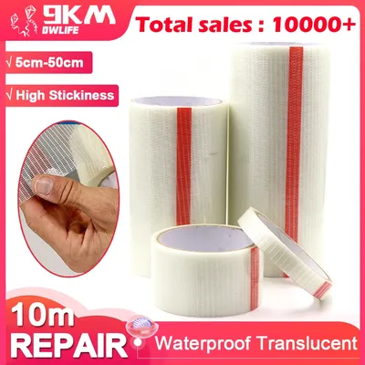 Ripstop Sail Repair Tape Kite Tape 5cm-50cm Waterproof High Stickiness Translucent for Spinnaker