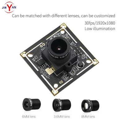 2 Megapixel HD H.264 1920*1080 Camera Module SONY IMX290 0.001Lux Starlight Low illumination USB2.0