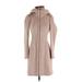 Zara Basic Coat: Tan Jackets & Outerwear - Women's Size Small