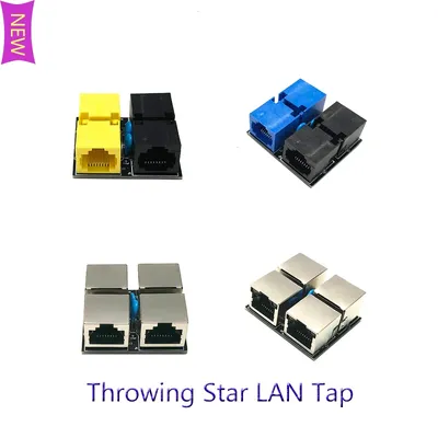 New Throwing Star LAN Tap Network Packet Capture Mod 100% Original Replica Monitoring Ethernet