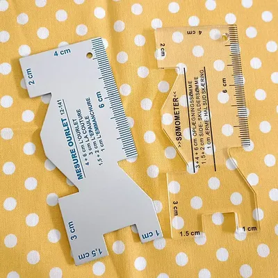 1/2pcs Precision Seam Measuring Gauge Quilting Ruler Template Sewing Ruler DIY Patchwork Sewing