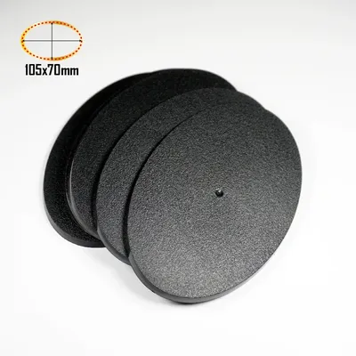 Wargame Base World -105x70mm Oval Bases for Warhammer