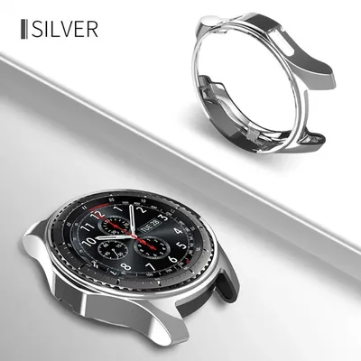 Case For Samsung Galaxy Watch 46mm 42mm 4 40mm 44mm 4 classic Gear S3 frontier plating TPU