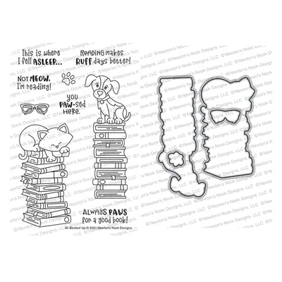 2021 New Arrivals Clear Stamps and Cutting Dies for Scrapbooking Paper Making Pet All Booked Up