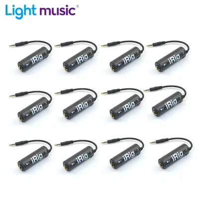 12pcs Guitar Interface I-Rig Converter Replacement for Phone Guitar audio interface Guitar tuner