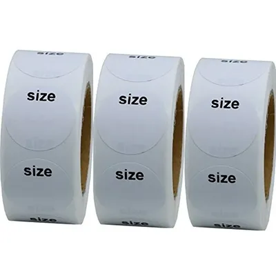 50-500pcs Self Adhesive Sticky White Label Writable Size Stickers Blank Note Label Wholesale Low