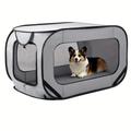 1pc Chenil Pour Animaux De Compagnie, Tente Pour Chien Et Chat, Parc De Jeu Portable Pliable Pour Animaux De Compagnie, Adapté Pour Le Siège De Voiture Pour Chien Et Chat, Sortie En Plein Air, Voyage