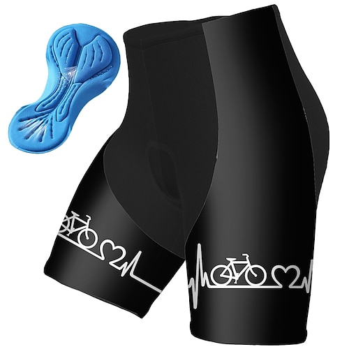 Herren Grafik Lustig Fahrradhose Fahhrad Gepolsterte Shorts / Chamois Unterteile Mountainbike MTB Straßenradsport Sport 3D-Polster Schnelltrocknend Reflektierende Streifen Feuchtigkeitsableitend Image