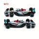 Burago 1:43 2022 F1 Mercedes-AMG Team W13 #44 Lewis Hamilton #63 George Russell Alliage de luxe Véhicule moulé sous pression Modèle de voiture jouet