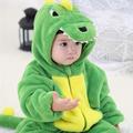 Combinaison De Déguisement De Dinosaure Pour Garçons, Costume Chaud En Polaire Pour Halloween, Barboteuse Pour Enfants