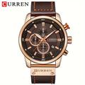 CURREN 1pc Montre De Sport Pour Homme, Chronographe Multifonctionnel Étanche