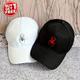 2 Pièces Araignée Couple Casquette De Baseball Ensemble Broderie Noir Et Blanc Décontracté Papa Chapeaux Léger Réglable Décontracté Golf Soleil Chapeaux Pour Femmes Et Hommes