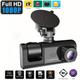 2 Pouces 1080P HD Double Objectif Dash Cam: Caméras Avant Et Intérieures, Grand Angle De 170°, Vision Nocturne Infrarouge, Détection De Mouvement, Bascule D'enregistrement Audio