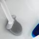 Silicone Toilet Brush Wall Mounted Removable Handle Holder Set No-Slip Bendable Brush Head Cleaning Tools WC Accessories