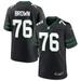 Duane Brown Men's Nike Legacy Black New York Jets Alternate Custom Game Jersey
