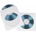 1x100 Hama CD/DVD Papierhüllen weiss SK 51174 - Hama