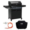 TAINO PLATINUM YAMARA DARK 4+2 Gasgrill Stahl 4 Brenner Sear-Burner Backburner