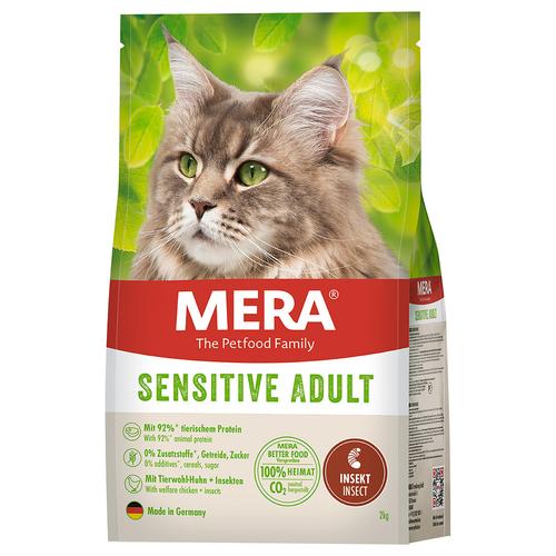 2kg mera Cats Sensitive Adult Insect Katzenfutter trocken