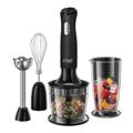 Russell Hobbs 24702 Desire Matt Black 3-in-1 Hand Blender With Electric Whisk & Chopper Attachments