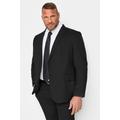 Size Ular 62 Mens Badrhino Tailoring Big & Tall Black Plain Suit Jacket Big & Tall