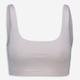 Beige Padded Sports Bra Top