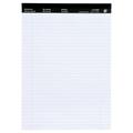 5 Star Office Executive Pad Perforated Top Feint Ruled Blue Margin Red 50 White Sheets A4 [Pack 10]