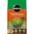 Miracle-Gro 119985 THICK'R Lawn Seed, FERTILISER & Soil Improver Fertiliser, Brown