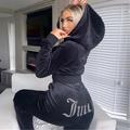 (Women Velvet Juicy Tracksuit Couture Tracksuit Two Piece Set Couture Sweatsuits) Women Velvet Juicy Tracksuit Couture Tracksuit Two Piece Set Couture