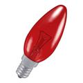 Crompton Lamps 40W Candle E14 Dimmable Fireglow Red
