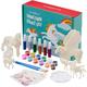 Paint Your Own Unicorn Painting Kit with Creative Colourful Glitters, Stickers - Christmas Art & Crafts Girls Toy Gift Set for Kids