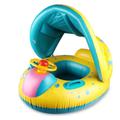 Baby Float Boat Baby Swimming Float Inflatable Baby Swimming pool with Canopy Beach Pool Water Toys Suit for Toddler Children