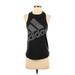 Adidas Active Tank Top: Black Activewear - Women's Size X-Small