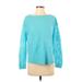 Eileen Fisher Pullover Sweater: Teal Tops - Women's Size X-Small