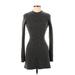 H&M Casual Dress - Sweater Dress: Gray Marled Dresses - Women's Size X-Small